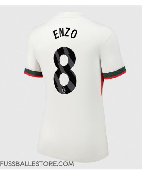 Günstige Chelsea Enzo Fernandez #8 Auswärtstrikot Damen 2025-26 Kurzarm Günstige Chelsea Enzo Fernandez #8 Auswärtstrikot Damen 2025-26 Kurzarm